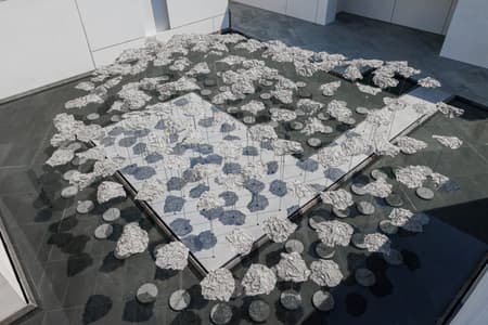 Choreography of a Cloud, Dancing Shadows Art Pavilion at the Louvre Abu Dhabi